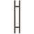 CRL 36 in Oil Rubbed Bronze Ladder Door Pull Handle