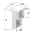 CRL 1-1/2" Nylon Window Sash Cam Replacement