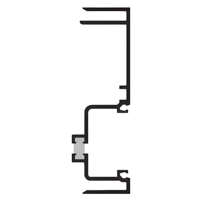 CRL-U.S. Aluminum White KYNAR® Paint 4-1/2" Female Expansion Mullion, Thermally Improved - 24'-2"