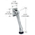 CRL 4-1/2" Polished Chrome Heavy-Duty Door Stop & Holder