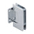 CRL Pinnacle 074 Polished Chrome Shower Door Short Backplate Hinge
