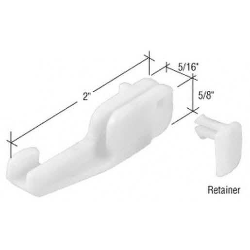 CRL Sliding Shower Door Bottom Guide for Kinkead/Sterling - Durable and Reliable Replaceme