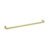 CRL Satin Brass Premium Brixen Series Two Door Bypass Sliding Shower Door System with Concealed Hardware