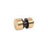 CRL Satin Brass Premium 180 Degree Cavoli Series Sliding System