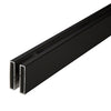 CRL Matte Black Premium Brixen Series Two Door Bypass Sliding Shower Door System with Concealed Hardware