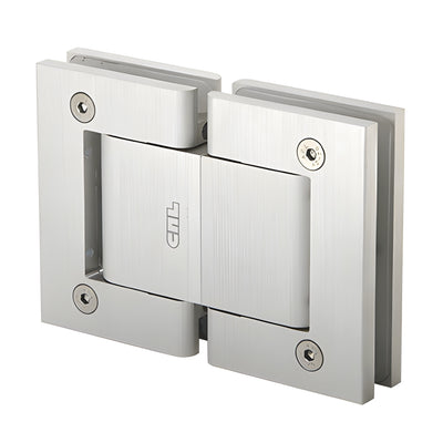 CRL Vernon Oil Dynamic 180° Satin Anodized Shower Door Hinge