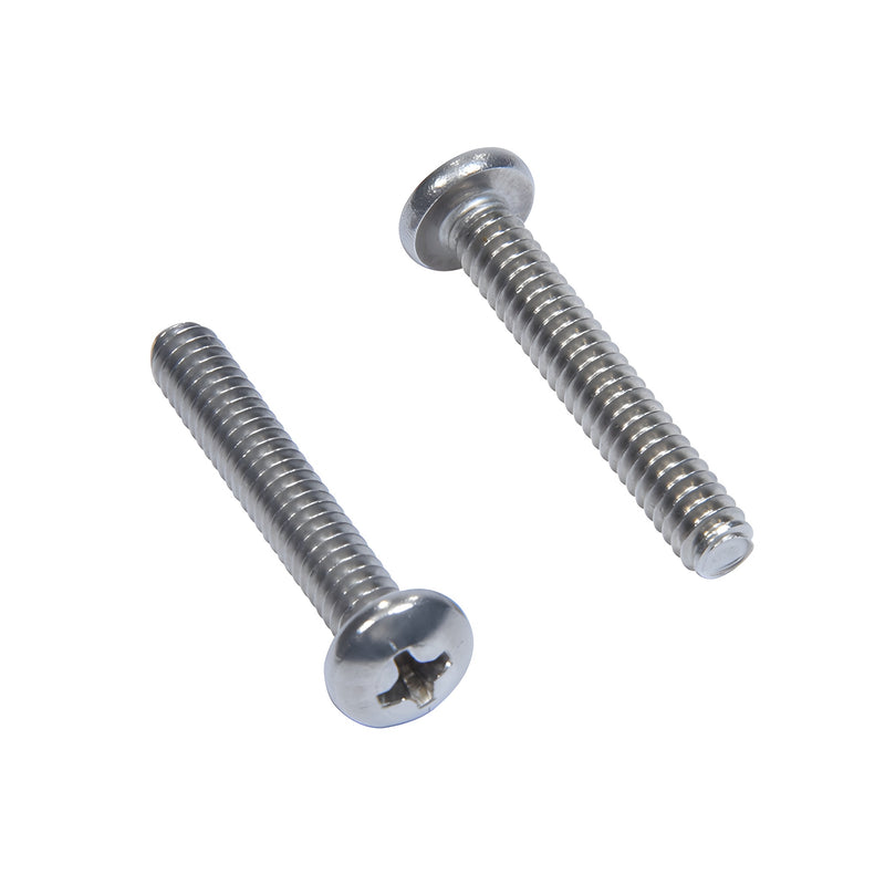 RCBAM stainless steel mill-finish pan-head self-tapping screw for aluminum railing connecting blocks (two screws)