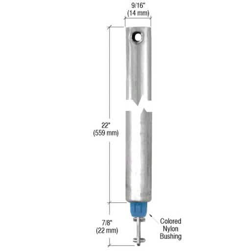 CRL 22" Tubular Spiral Tilt Window Balance with Blue Bushing for Smooth Operation