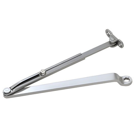LCN 1460AAL aluminum non-handed regular surface door closer arm, fits reveals up to 3-1/2"
