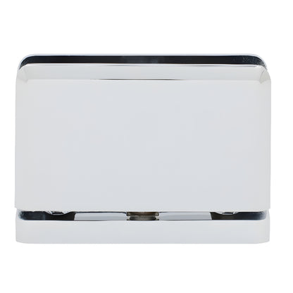 Polished chrome solid-brass Senior Prima shower pivot hinge for 1/2 in. (12 mm) glass, SKU SRPPH01CH.