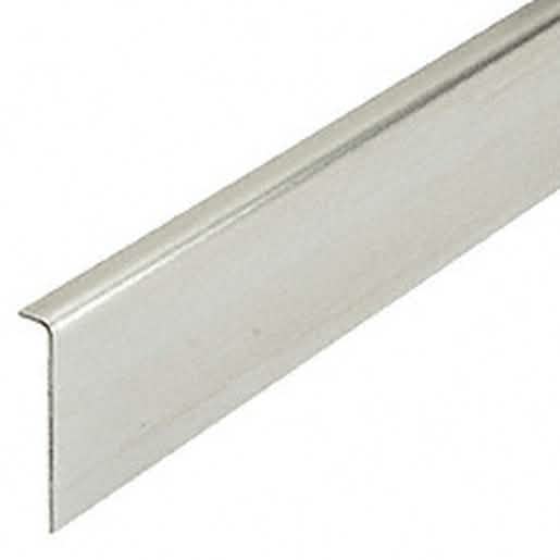 CRL Brushed Stainless Cladding for Slender Profile Door Rail - 1-3/8" - Modern Design