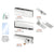 CRL Polished Stainless Patch Door Kit with Lock - Frameless Glass