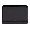 SRPPH01MBL matte-black brass Senior Prima glass pivot hinge, beveled, for 1/2" (12 mm) glass, head & sill mount