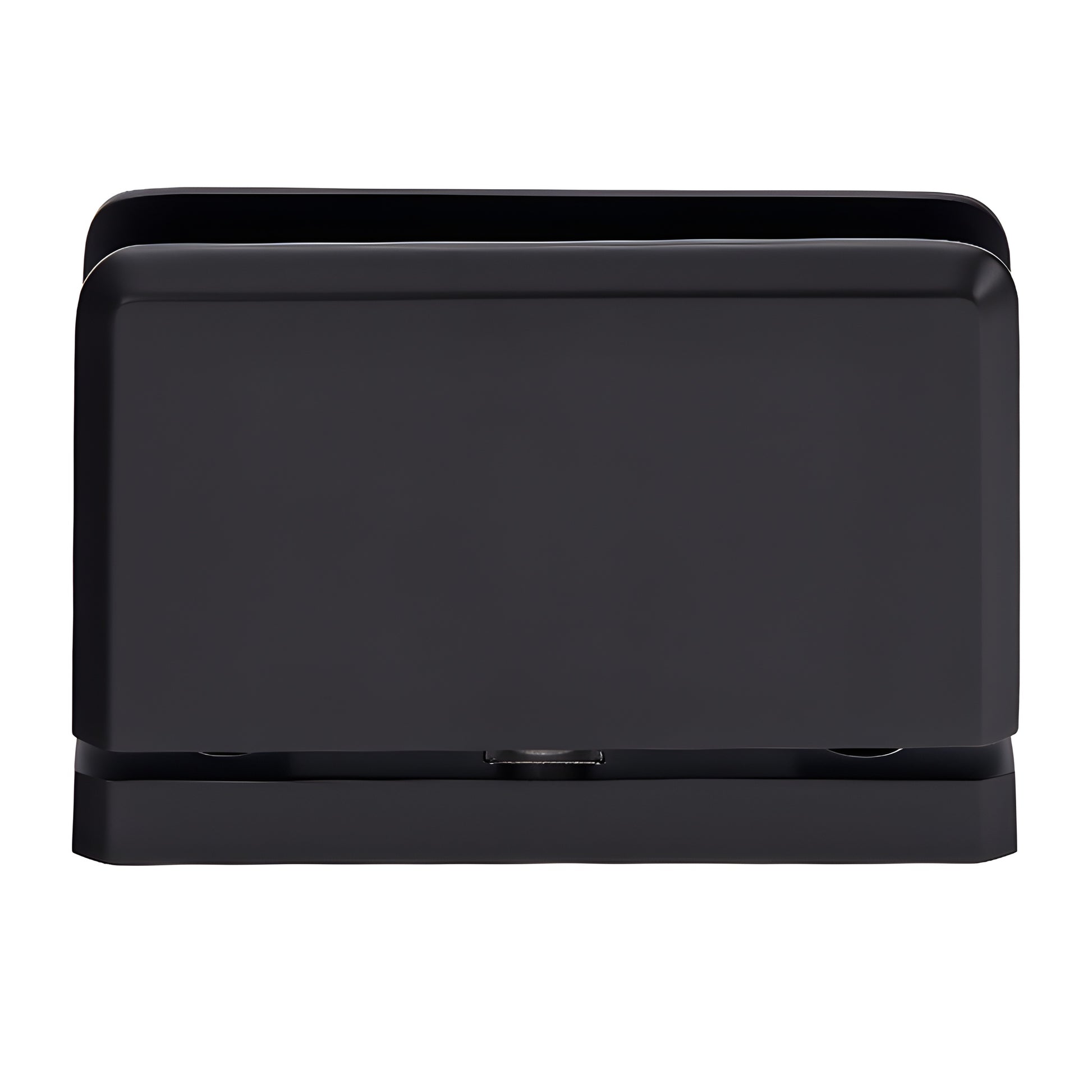 SRPPH01MBL matte-black brass Senior Prima glass pivot hinge, beveled, for 1/2" (12 mm) glass, head & sill mount