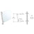 CRL 18" Brushed Stainless 1" Round PP65 Slant Front Center Post