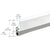 CRL 36" x 84" Aluminum Vinyl Bulb Seal Door Jamb Weatherstrip