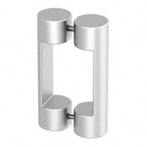 CRL Polished Stainless Beretta Series 8x8 Back-to-Back Pull Handles - Sleek Door Hardware