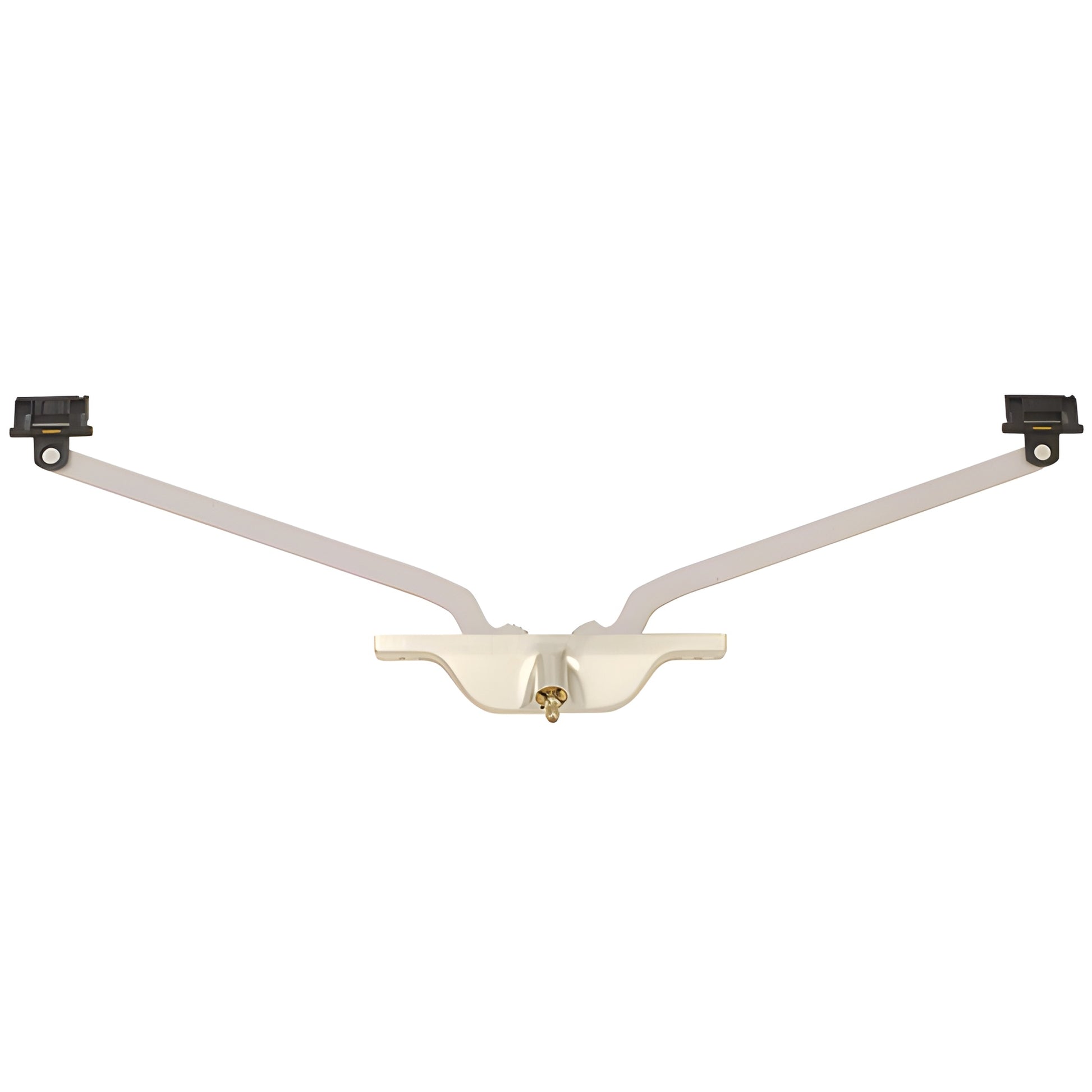 CRL Truth EP27011 pivot shoe operator for awning windows, aluminum finish, face-mounted, allows 10" sash opening