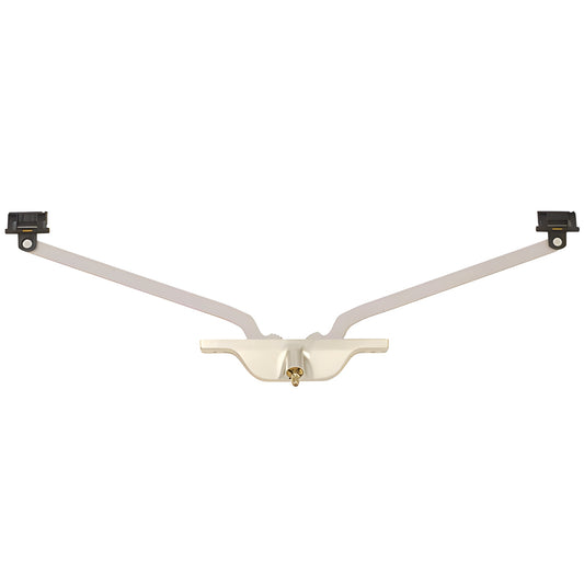 CRL Truth EP27011 pivot shoe operator for awning windows, aluminum finish, face-mounted, allows 10" sash opening