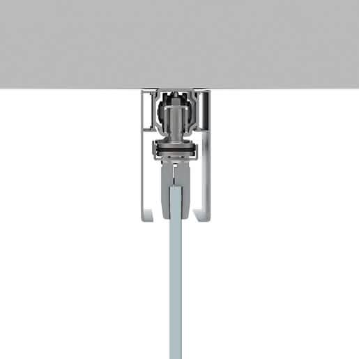 CRL70 Series Bi-Parting Pocket Slider Kit - Synchronized Ceiling Mount, Image 2