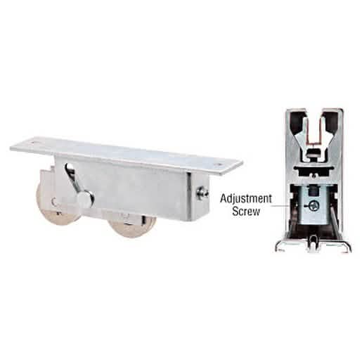 "CRL Heavy-Duty Bottom Roller Assembly - Durable hardware for smooth sliding door operatio