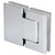 CRL Vernon 180° Brushed Stainless Glass-to-Glass Shower Hinge