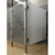 CRL Brushed Stainless Frameless Custom All-Glass Toilet Partitions