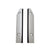 CRL DRX 4in Polished Stainless Steel Split Tapered End Cap w/ Filler