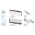 CRL Brushed Stainless European Patch Door Kit for Glass - No Lock