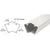 CRL Sky White 36" 135° Post for 200/300/350/400 Series