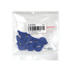 Blue replacement plastic jaw inserts (5 sets) for CRL Soft Jaw Pliers with two screws. SKU SJP5PK