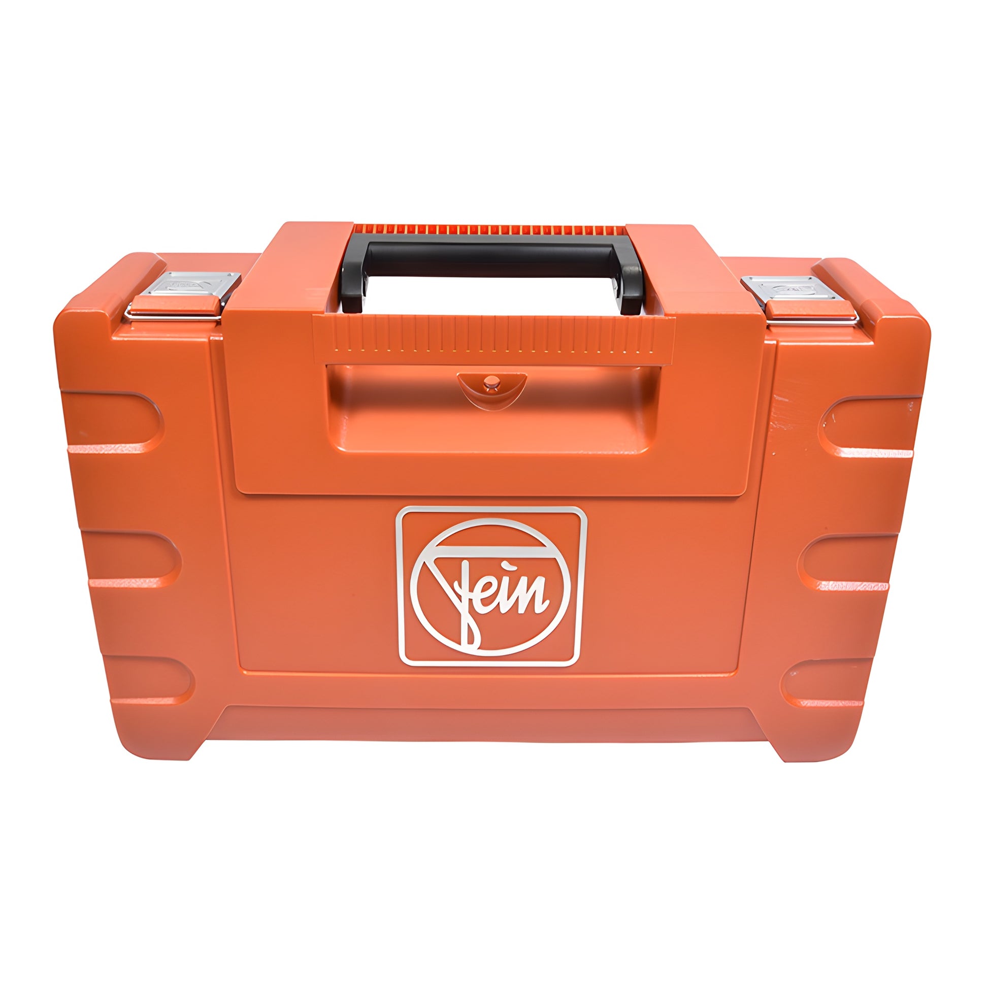 FEIN FK20618 electric oscillating sealant cutter kit in orange case with blades, handle, cord and accessories