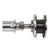 CRL 316 Polished Stainless Steel Tempered Glass Clamp 1/2–1-1/16 in