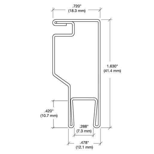 Bronze Sliding Screen Door Kit - CRL NRD K.D. Stainless Steel Mill 31"x81"