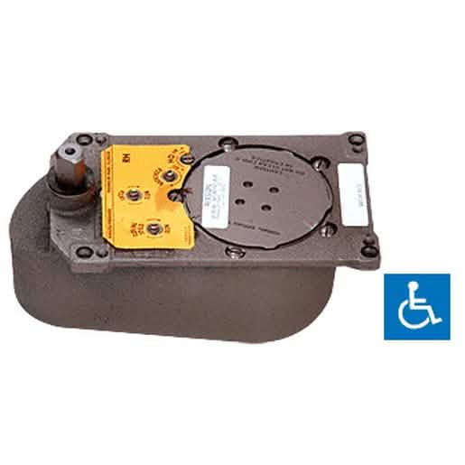 Rixson PH27 Right Hand 8.5 Lb. Floor Closer Body, 105° Selective Hold Open Offset.