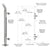 CRL P2 Series Brushed Stainless Steel Left-Hand End Post Railing Kit