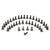 CRL Dark Bronze Replacement Screws for 300/350 Geared Hinges