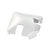 CRL Silver Metallic Notched 90° Corner Post Cap