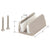 CRL Brushed Nickel Hydroslide Floor Guide Kit for Sliding Glass Doors