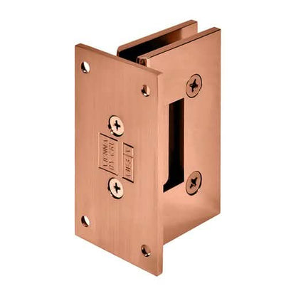 Rose Gold Vienna 037 Wall Mount Hinge with Full Back Plate for Elegant Shower Doors