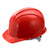 CRL Red Safety Hard Hat - ANSI Certified Construction Helmet