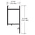 CRL-U.S. Aluminum 4-11/16" KYNAR® Top Rail for 1-5/16" Glass 21 ft