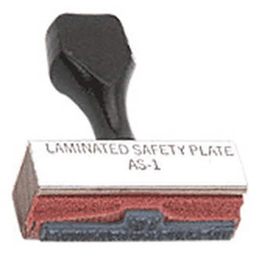 CRL AS1 Laminated Safety Plate Stamp - Durable, high-quality safety glass certification.
