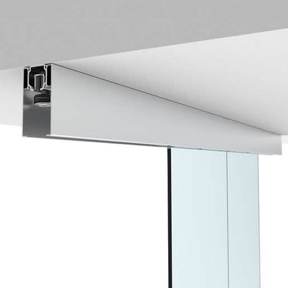 CRL70 Series Ceiling Mount Bi-Parting Pocket Slider Kit - Synchronized for smooth operatio