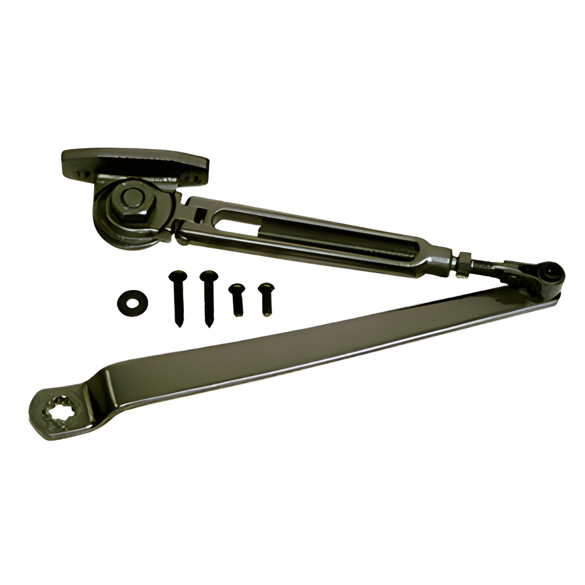CRL PR4050H0ADU dark bronze hold-open closer arm for PR40/PR50 doors with adjustable link and mounting screws