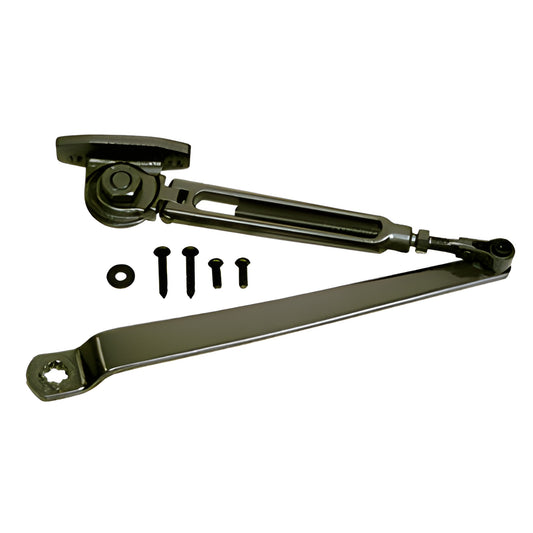 CRL PR4050H0ADU dark bronze hold-open closer arm for PR40/PR50 doors with adjustable link and mounting screws