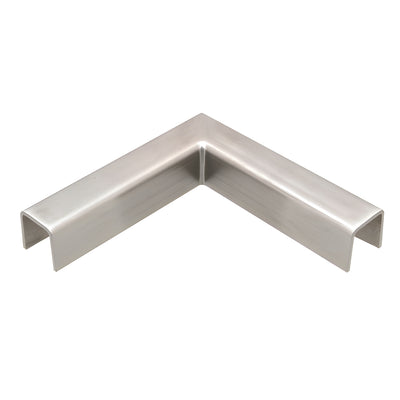 CRL Brushed Stainless 90° Corner for 11-Gauge Low-Profile Cap Rail