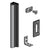 Fallbrook Satin Anodized Aluminum Door Frame Kit for Fixed Sidelites