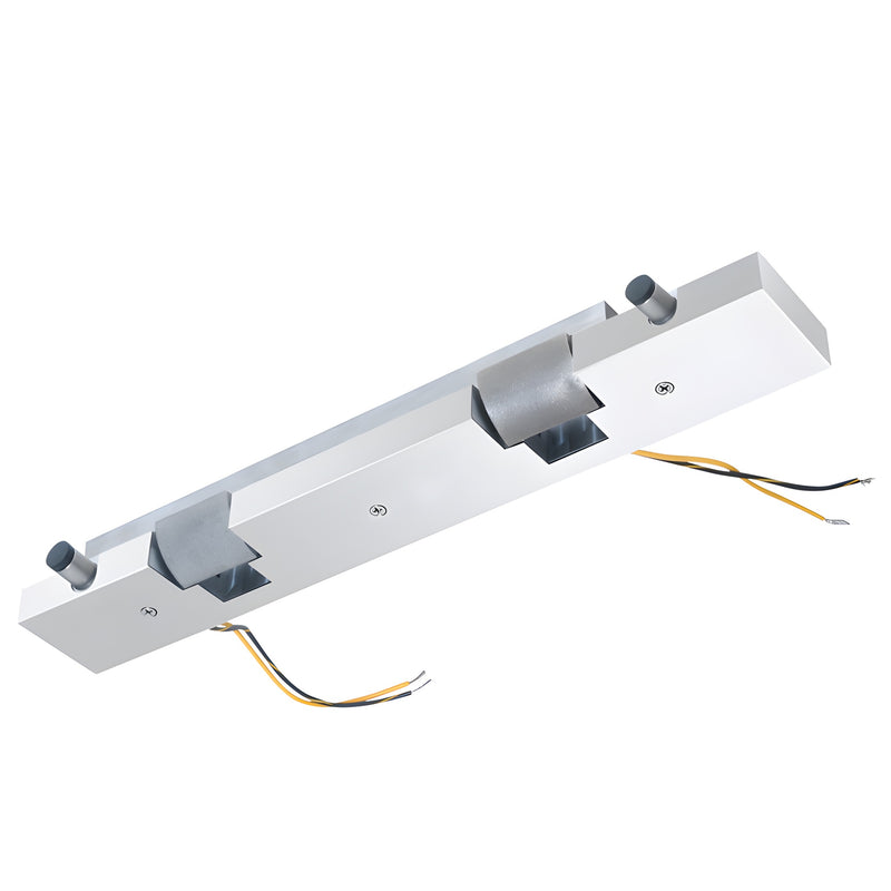 ESK2SDPS polished stainless steel electric strike keeper for aluminum stile doors with wires.