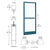 CRL-U.S. Aluminum 36x84 Series 250 Narrow Stile KYNAR® Exterior Door